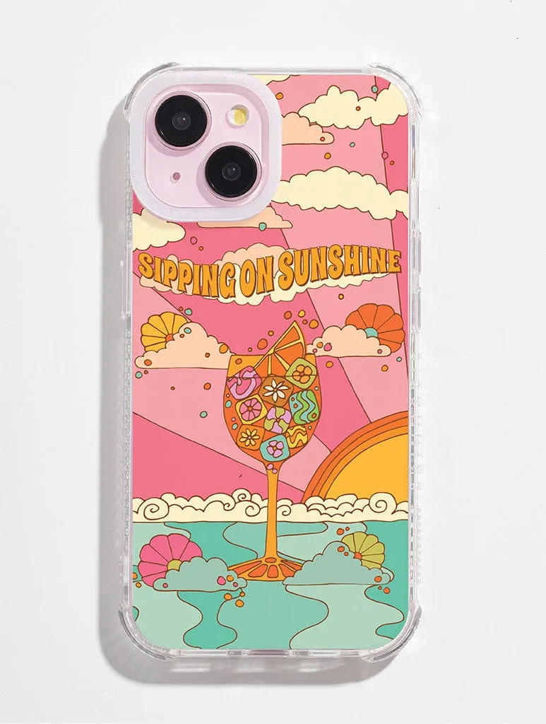 Soft touch finish Premium Surface Finish Mojo Valley x Skinnydip Sipping On Sunshine Shock iPhone Case