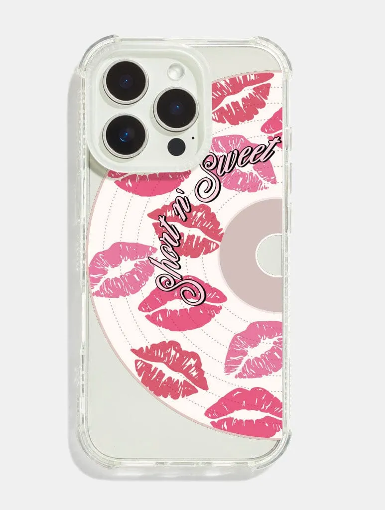 Short N' Sweet Vinyl Shock iPhone Case Modern Aesthetic