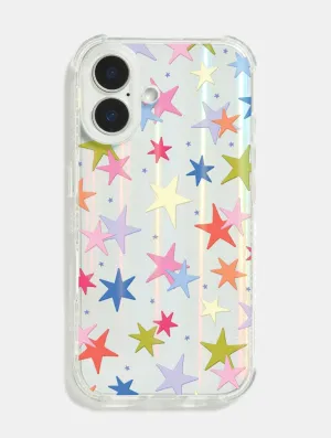 Colourful Stars Shock iPhone Case Patterned Design