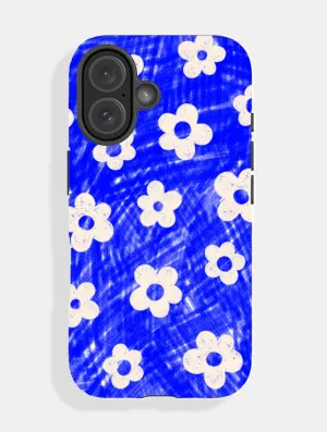 Lightweight Grip Minimal Edge Sketchy Flower Ultra Protective iPhone Case