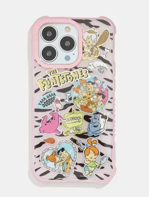 Skinnydip x Flintstones Sticker Shock iPhone Case Simple Look Modern Frame