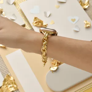 Chain Bracelet Apple Watch Strap - Gold Comfort Everyday Style
