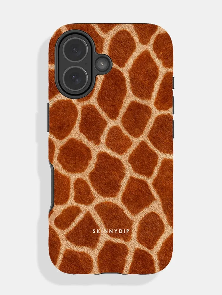 Giraffe Print Ultra Protective iPhone Case Color Gradient