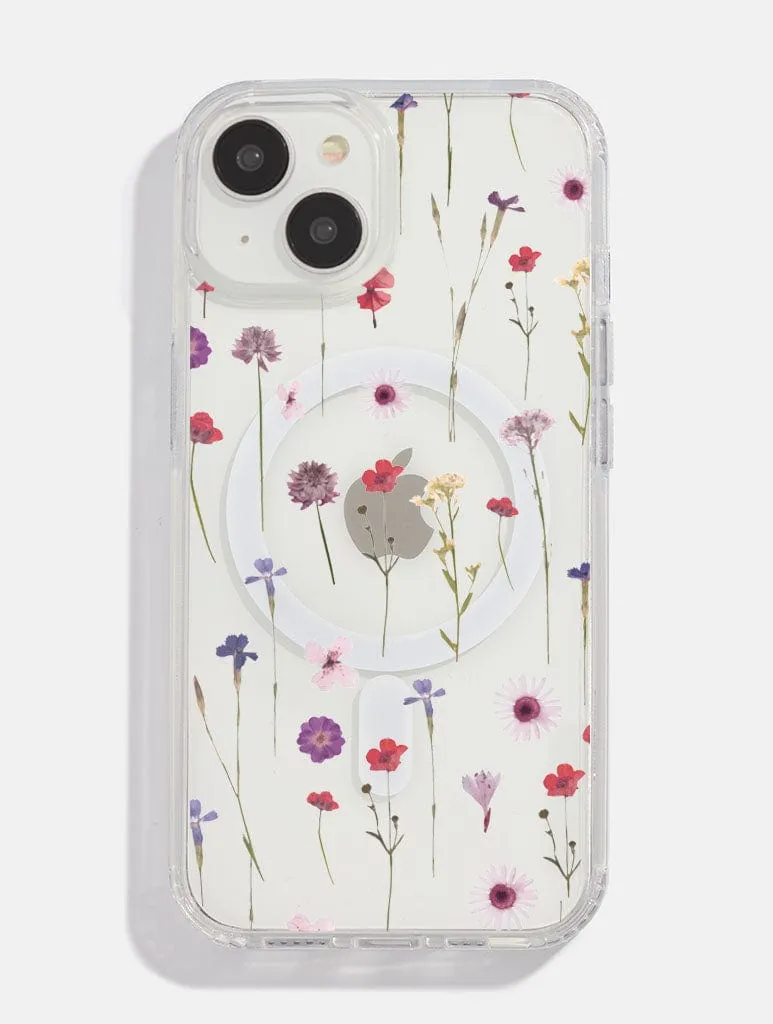 Floral Meadow MagSafe iPhone Case Premium Style