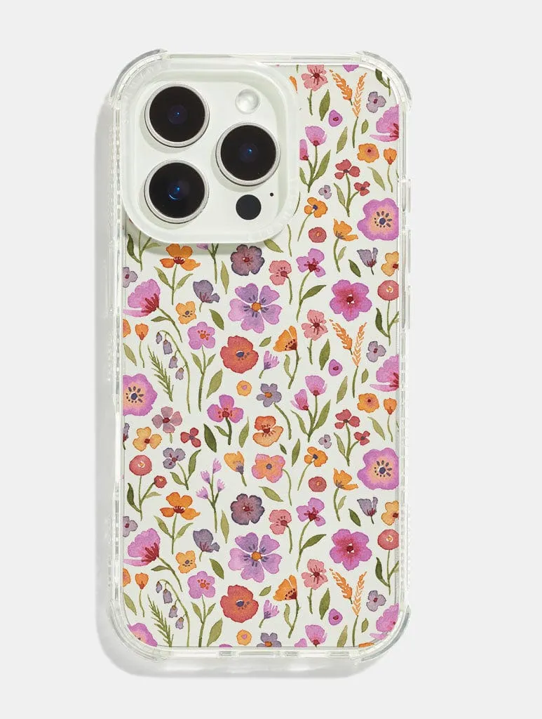 Anna Lau x Skinnydip Blush Bloom Shock iPhone Case 3D Effect Shock Absorber