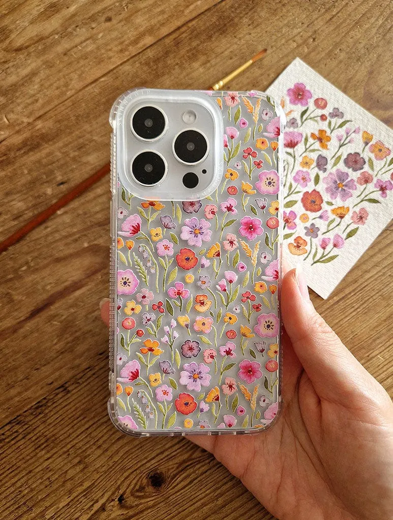 Anna Lau x Skinnydip Blush Bloom Shock iPhone Case Color Finish