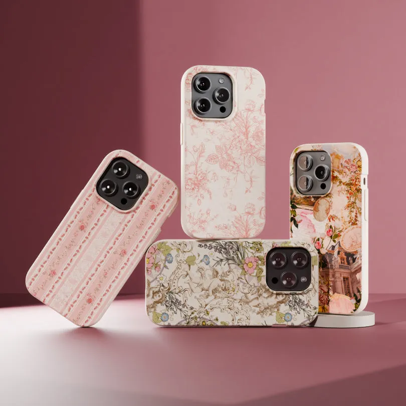 Seashell Rococo Bouquets iPhone 17 Case Premium Material