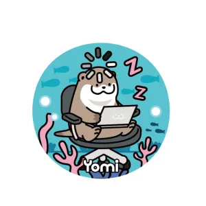 Pop Socket Travel Accessory Sleepy Otter Magsafe Grip Stand