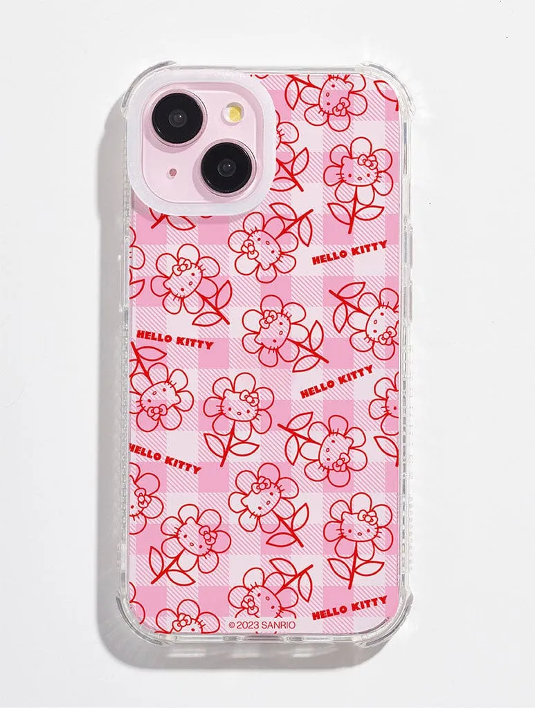 Hello Kitty x Skinnydip Gingham Flower Shock iPhone Case Everyday Look
