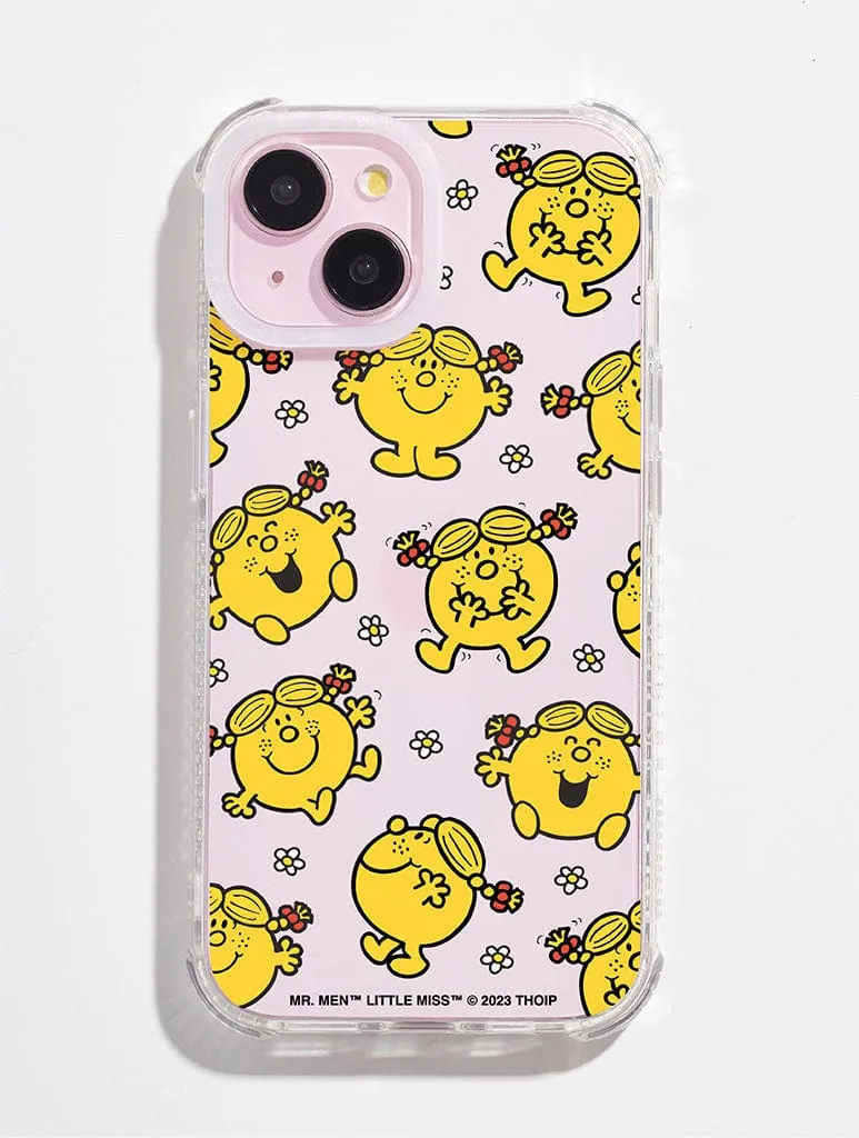 Tight Fit Mr Men and Little Miss x Skinnydip Little Miss Sunshine Shock iPhone Case