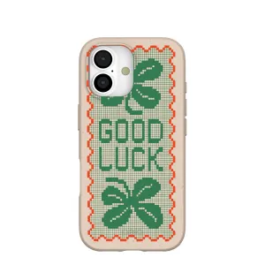 Seashell Good Luck Lace iPhone 17 Case Premium Texture Layer
