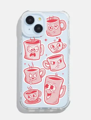 Eddy Jessop x Skinnydip Coffee Cup Shock iPhone Case Soft Cushion Stylish Detail