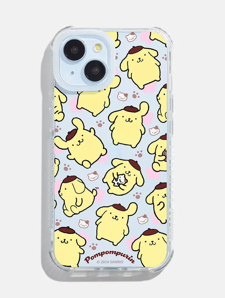 Soft Edging Gloss Layer Finish Hello Kitty x Skinnydip Pompompurin Shock iPhone Case