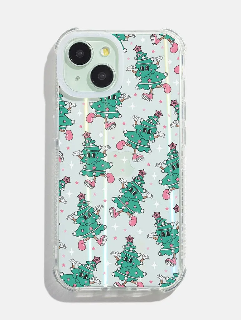 Tree Mascot Repeat Shock iPhone Case Comfort Finish Layer