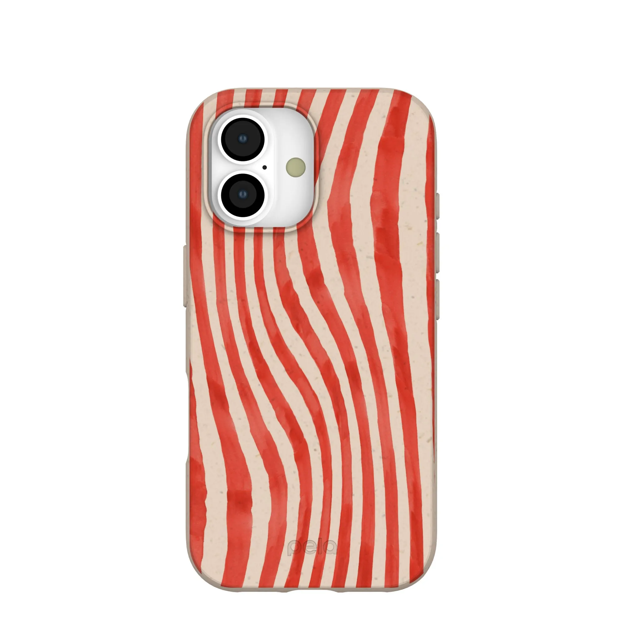 Seashell Big Top Stripes iPhone 17 Case Ergonomic grip Compact Structure