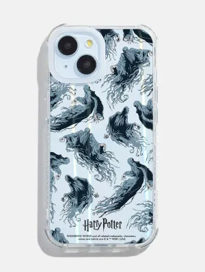 Clear Texture Hybrid Texture Design Harry Potter x Skinnydip Dementors Shock iPhone Case