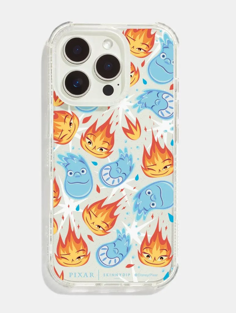 Disney Pixar Elemental Shock iPhone Case Screen Bumper