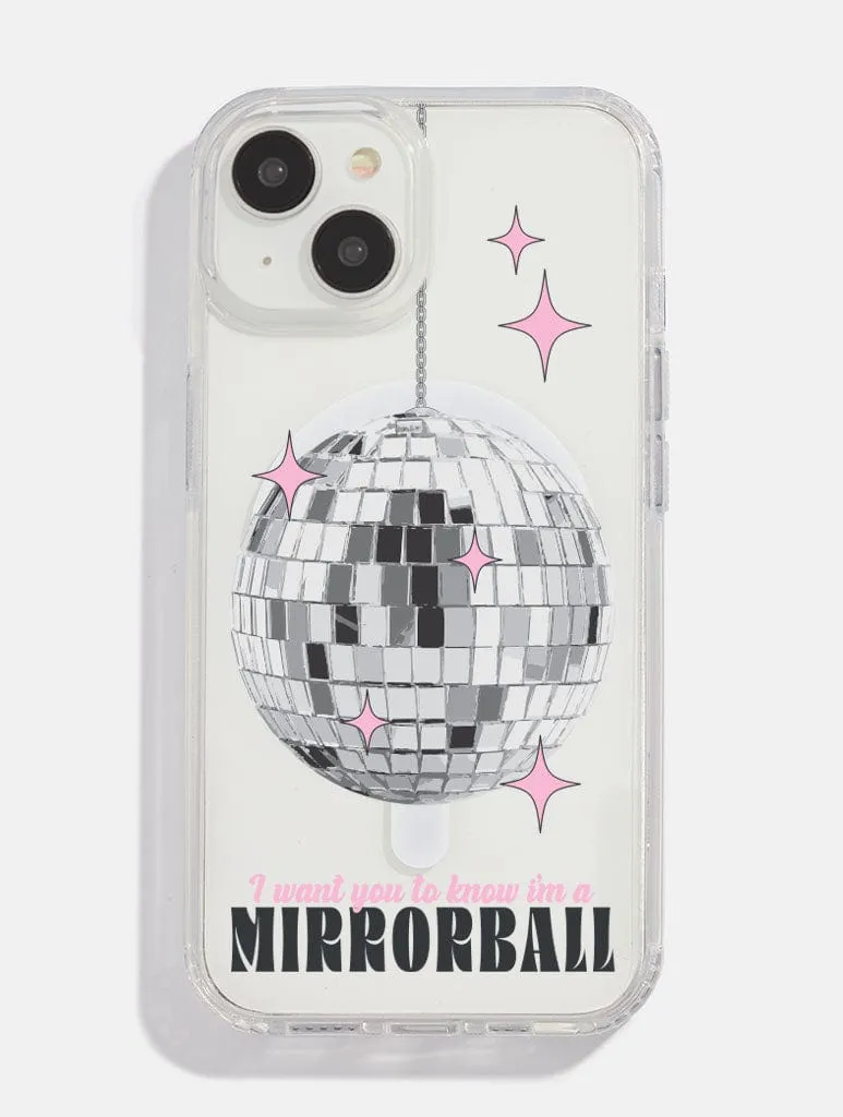 I'm a Mirrorball MagSafe iPhone Case Ergonomic form