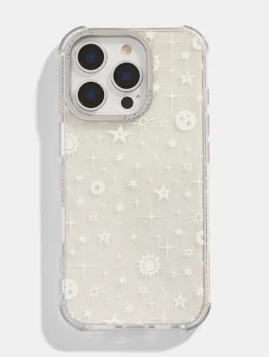 Tinted Glitter Celestial Shock iPhone Case High Quality Matte Surface