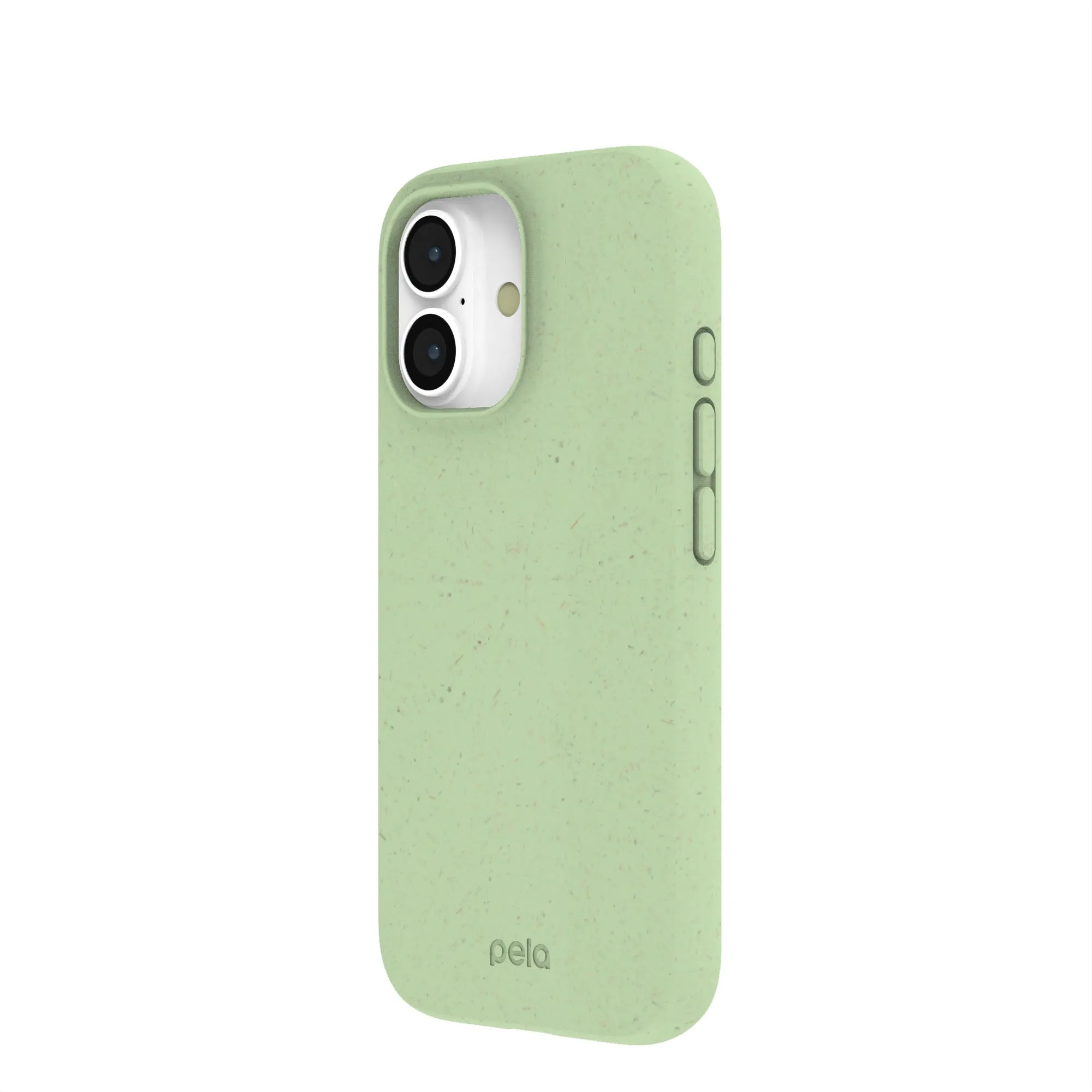 Stylish Layer Rugged Edge Texture Sage Green iPhone 17 Case