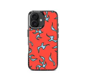 Red Flames Pattern Stride 2.0 Phone Case Cover Anti scratch