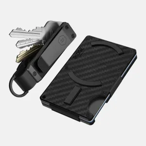 Daily Driver Kit for MagSafe - Carbon Fiber 3k Premium Finish Stylish Snap Wallet