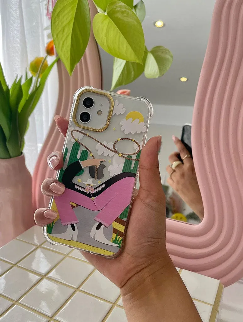 Naomi Anderson-Subryan x Skinnydip Yeehaw Shock iPhone Case Unique Artwork