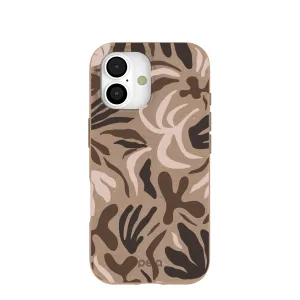Chocolate Brown Terra Forms iPhone 17 Case Sleek Edge Design Compact Design