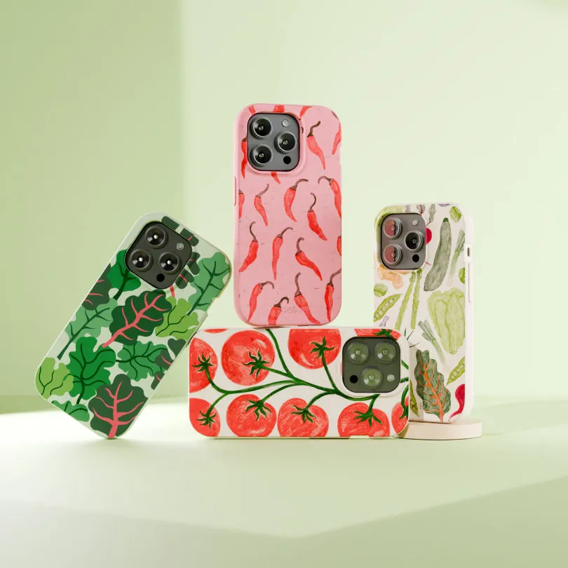 Seashell Veggie Patch iPhone 17 Case Smooth Detail Shockproof Edge