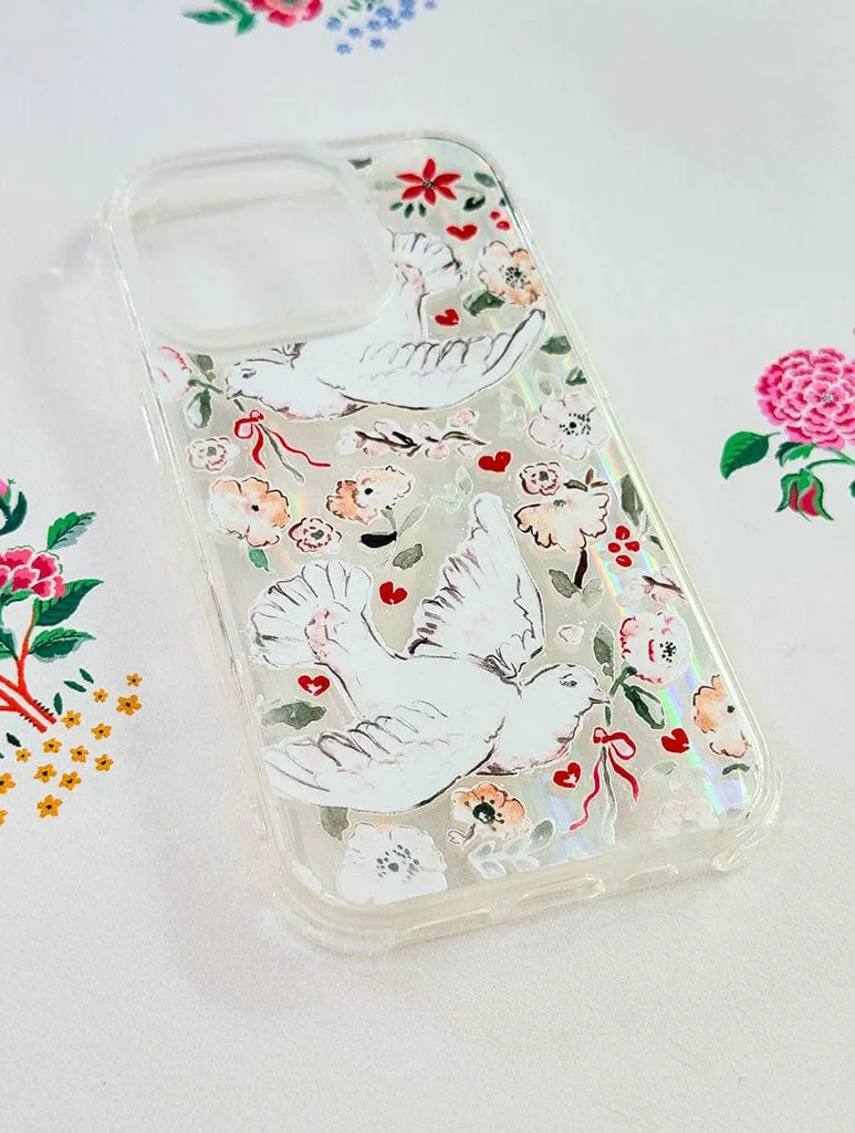 Sophie Amelia Creates x Skinnydip Doves Shock iPhone Case Practical Accessory