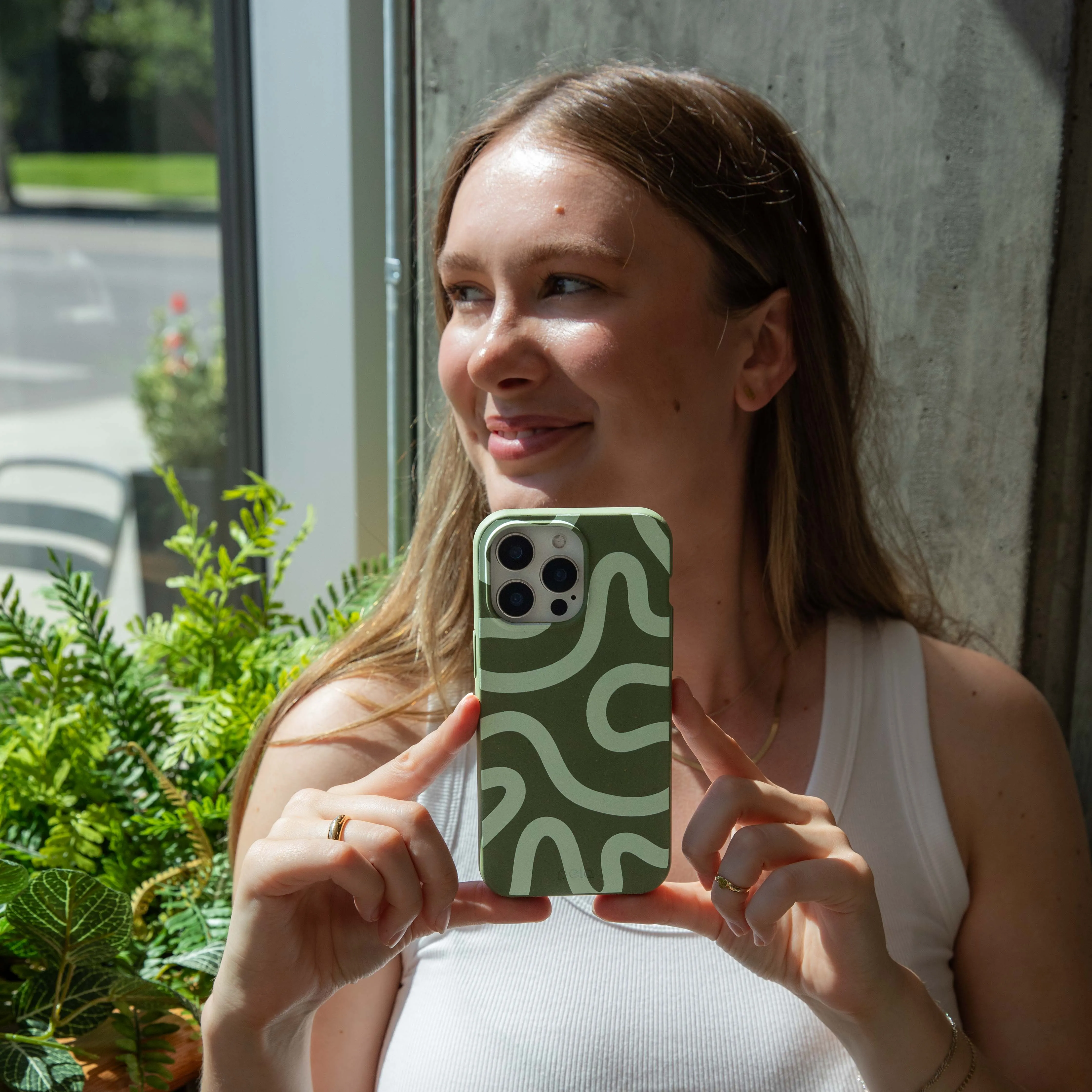 Forest Floor Wiggles iPhone 17 Case Soft Frame Stylish Grip Texture