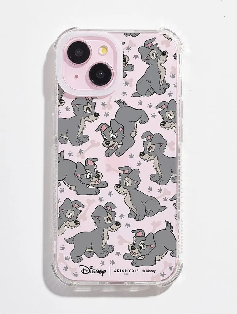 Disney Lady And The Tramp Scamp Puppy Shock iPhone Case Slim Comfort Light Structure