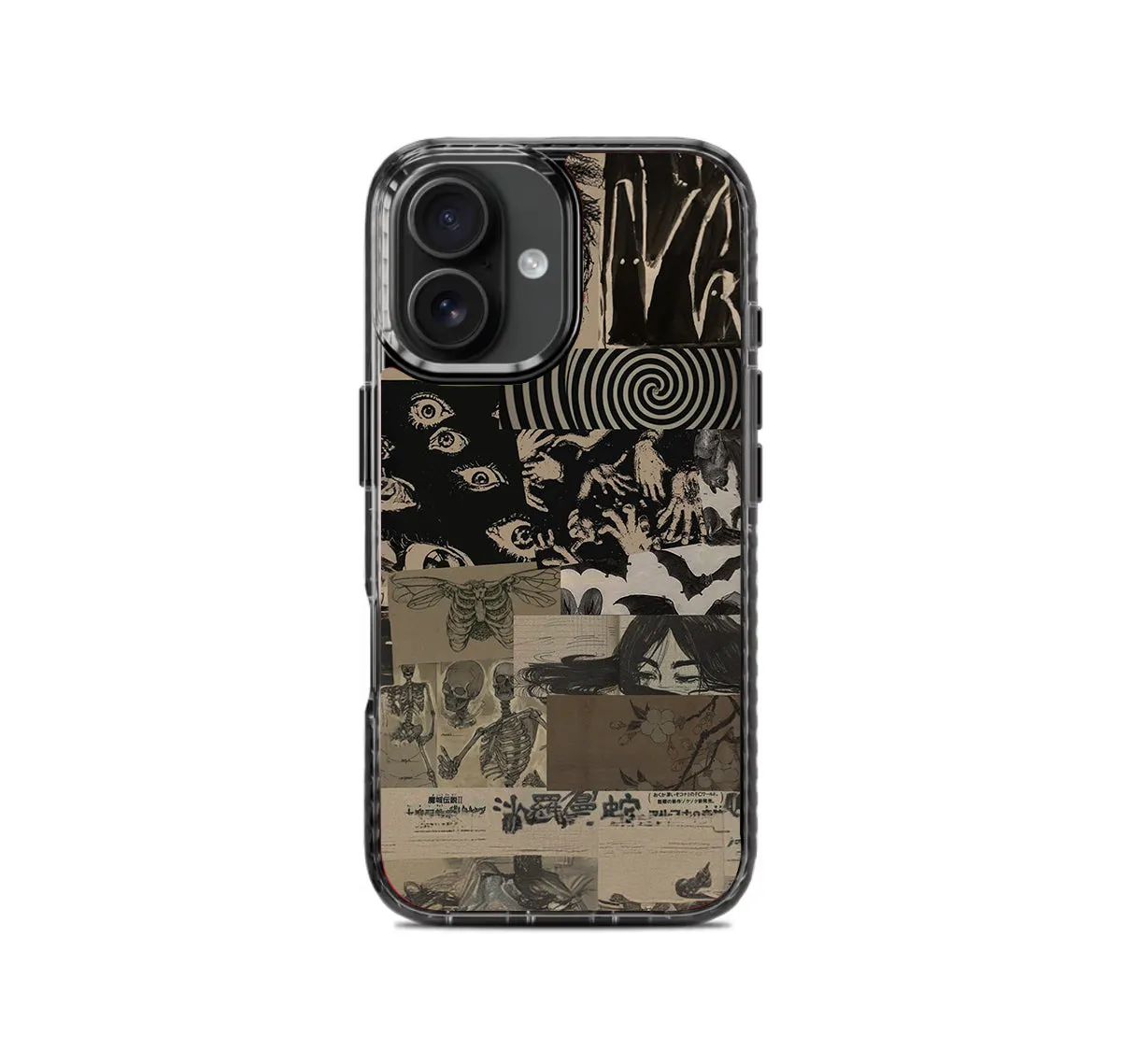 Japanese Dark Abstract Stride 2.0 Phone Case Cover Comfort Feel Soft Pattern Layer