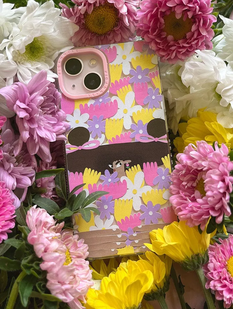 Naomi Anderson-Subryan x Skinnydip Spring Flowers Shock iPhone Case Luxury Layer Texture Premium Grip