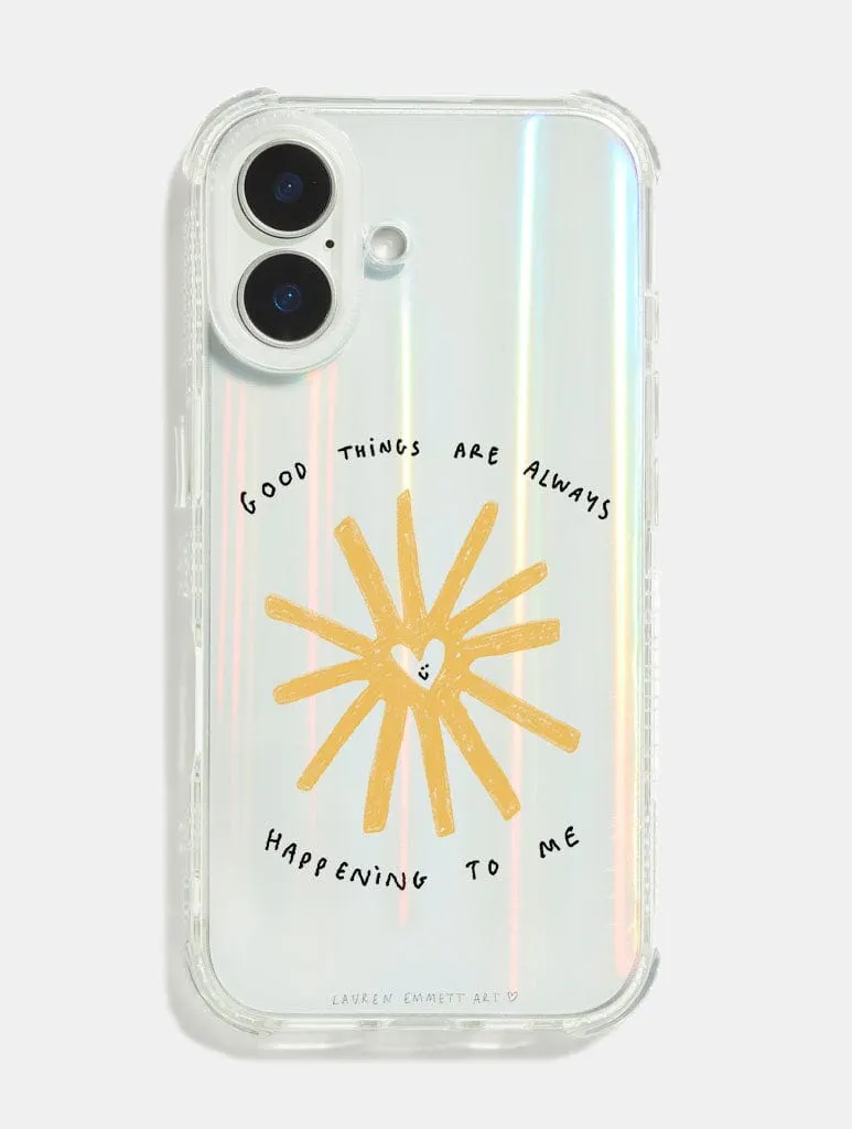 Lauren Emmett x Skinnydip Good Things Shock iPhone Case Soft Touch