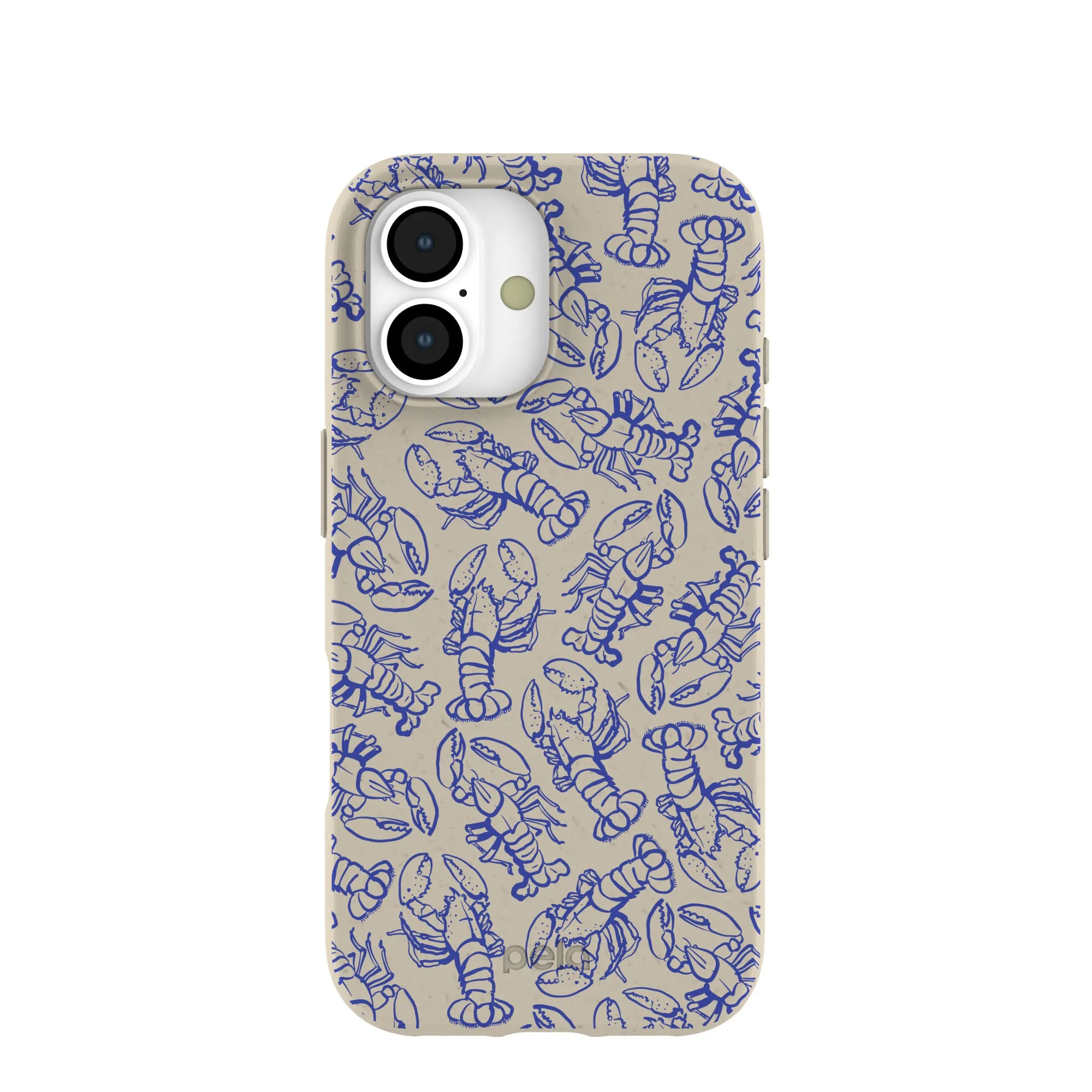 Colorful Accent London Fog Blue Lobster iPhone 17 Case