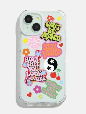 Printed Weird x Skinnydip Sticker Shock iPhone Case Rugged Protection