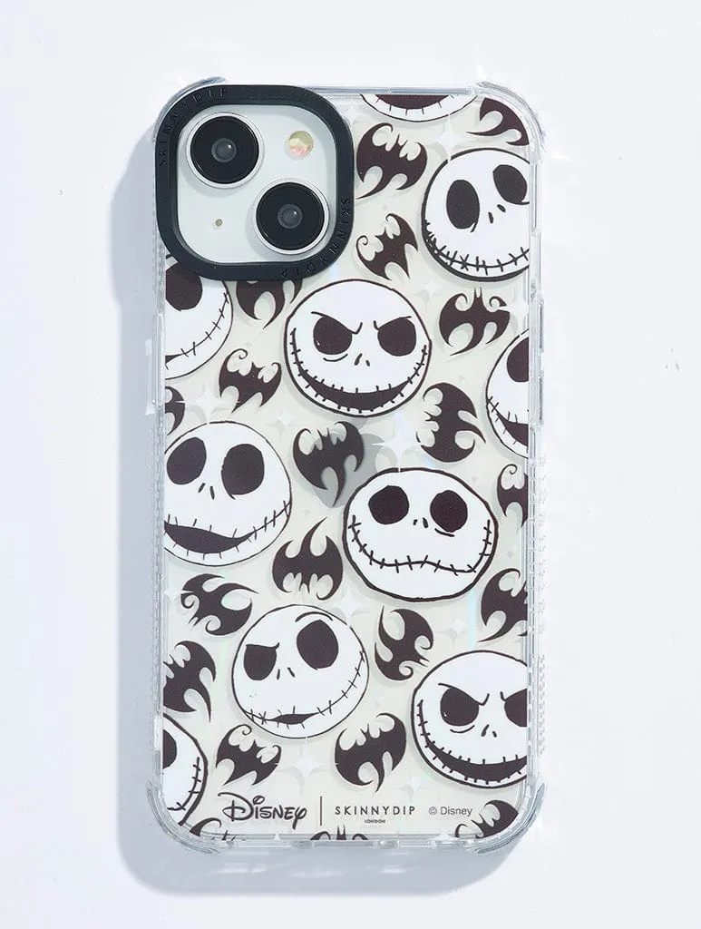 Disney Nightmare Before Christmas Jack Face Shock iPhone Case Tactile Buttons Refined Style