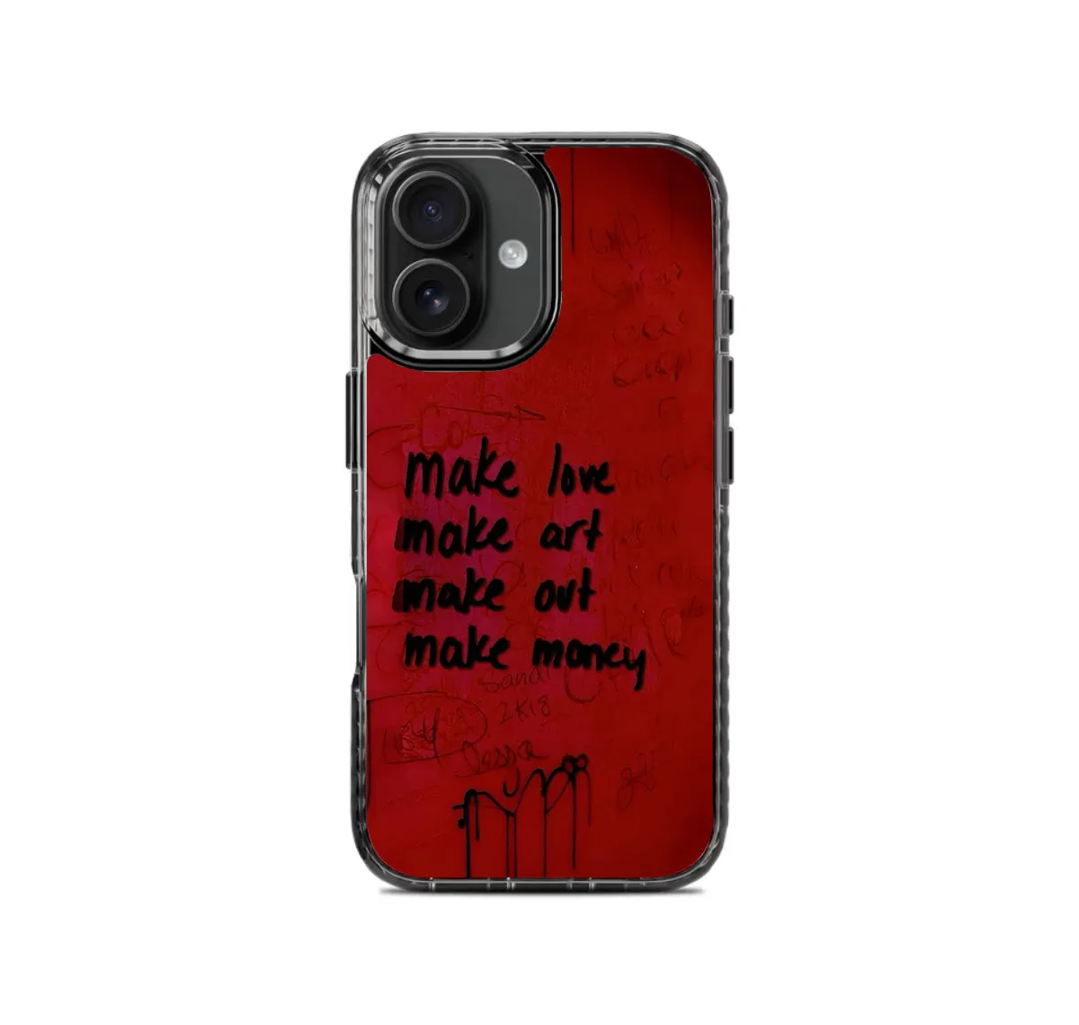 Durable Texture Build Hybrid Frame Make Money Y2K Stride 2.0 Phone Case Cover