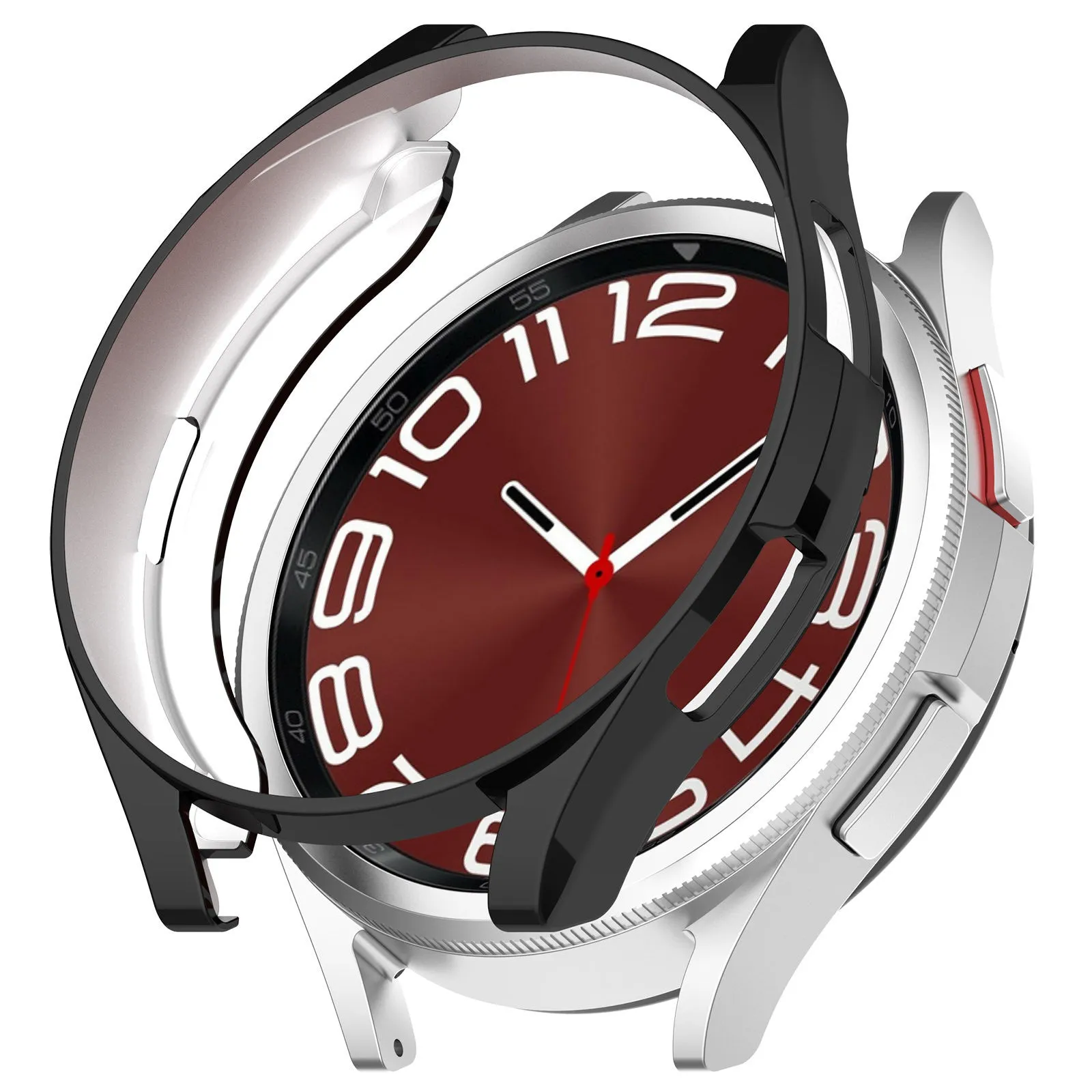 Rugged Case Samsung Galaxy Watch 6 Classic 43mm TPU Case (Black)