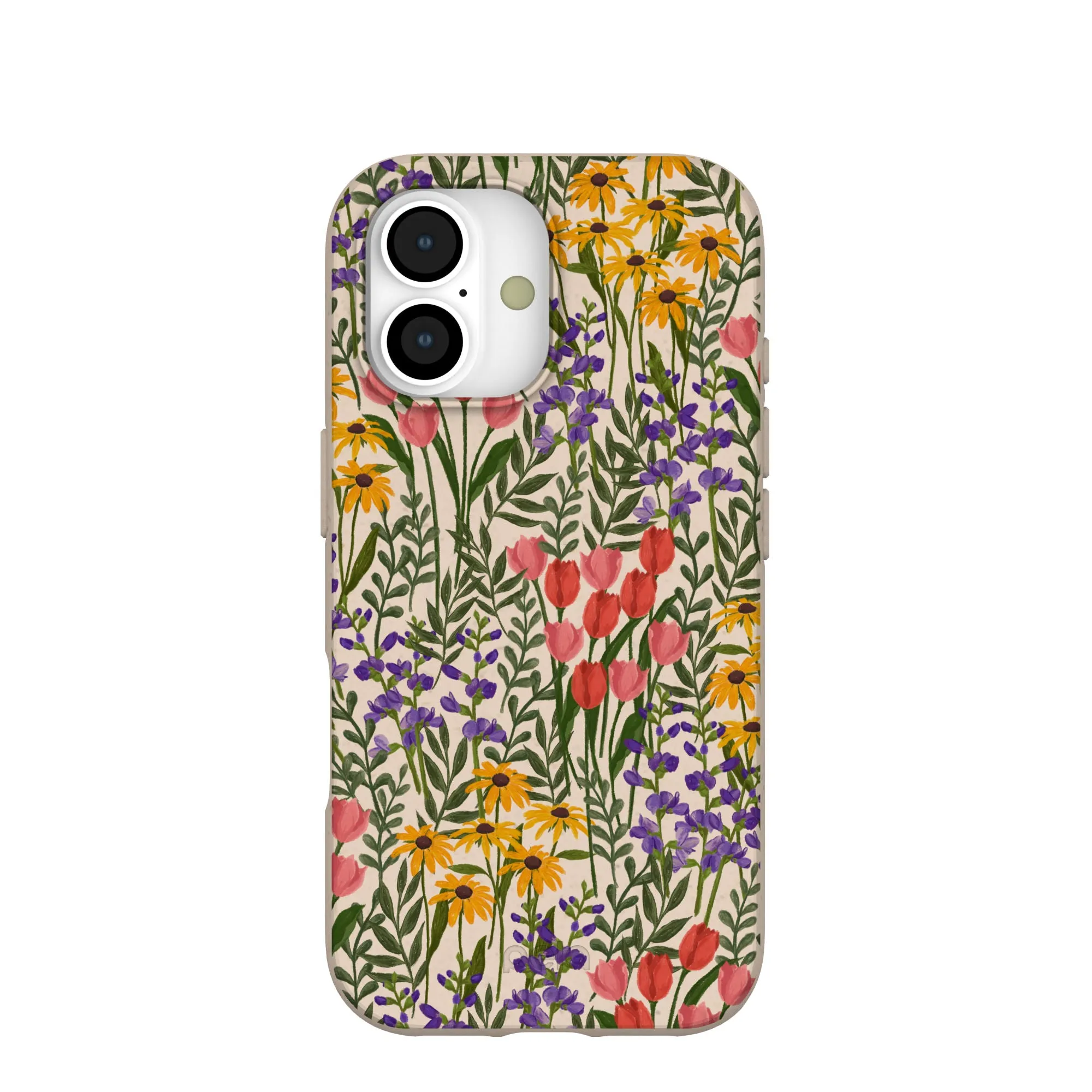 Hybrid Edge Finish Classic Texture Seashell Flower Field iPhone 17 Case
