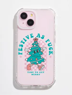 Festive as Fuck Shock iPhone Case Lightweight Protection
