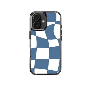 Strong Frame Colorful Pattern Blue Checkers Pattern Stride 2.0 Phone Case Cover