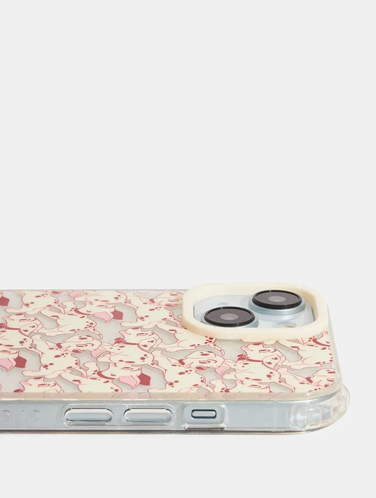 Premium Texture Anti Shock Layer Disney 101 Dalmatians Ecru Case