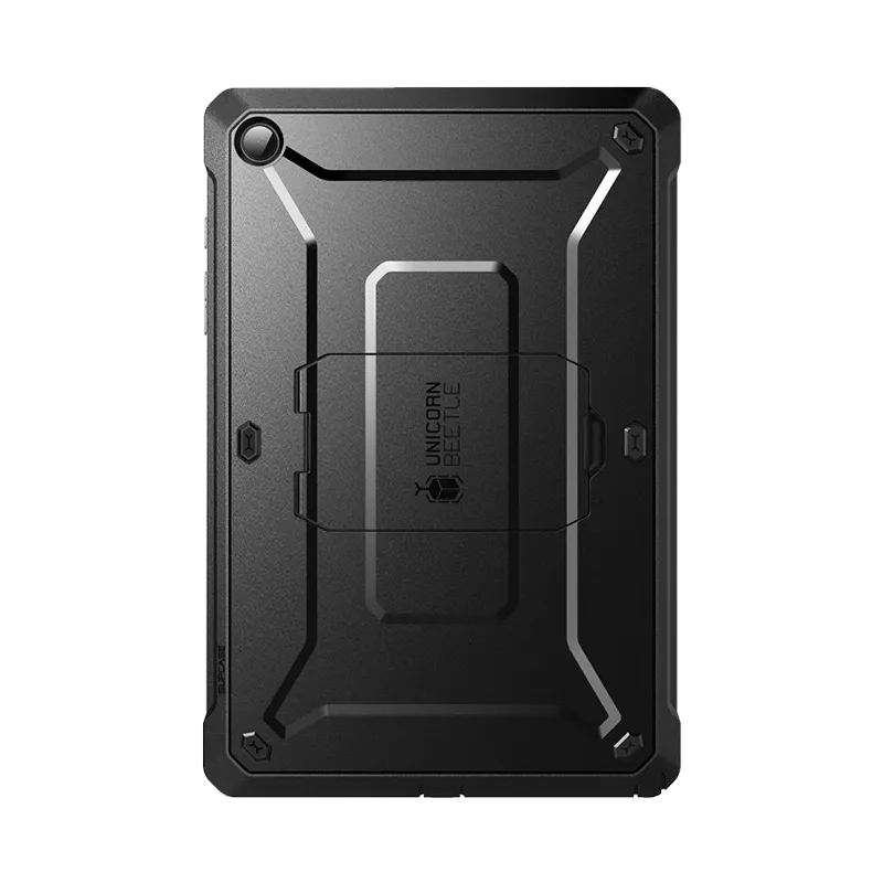 minimalist folio design foldable kickstand case Galaxy Tab A9 Plus 11 inch (2023) Unicorn Beetle PRO Full-Body Case-Black