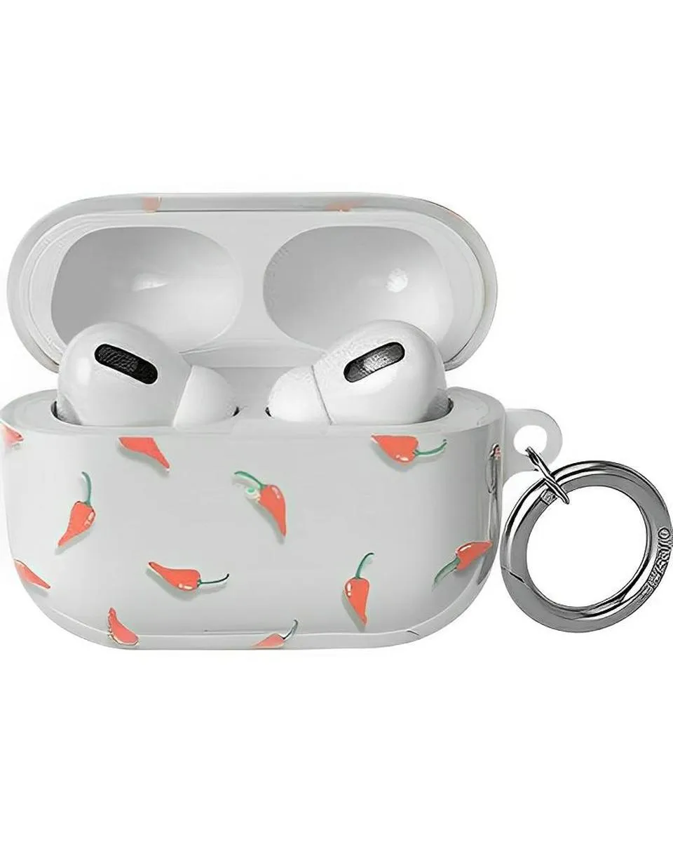 Wireless Sound Case shock absorbing pocket protector Spicy AF |  Red Chili Pepper AirPods Case
