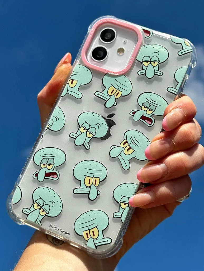 Hand Feel SpongeBob x Skinnydip Squidward Repeat Shock iPhone Case