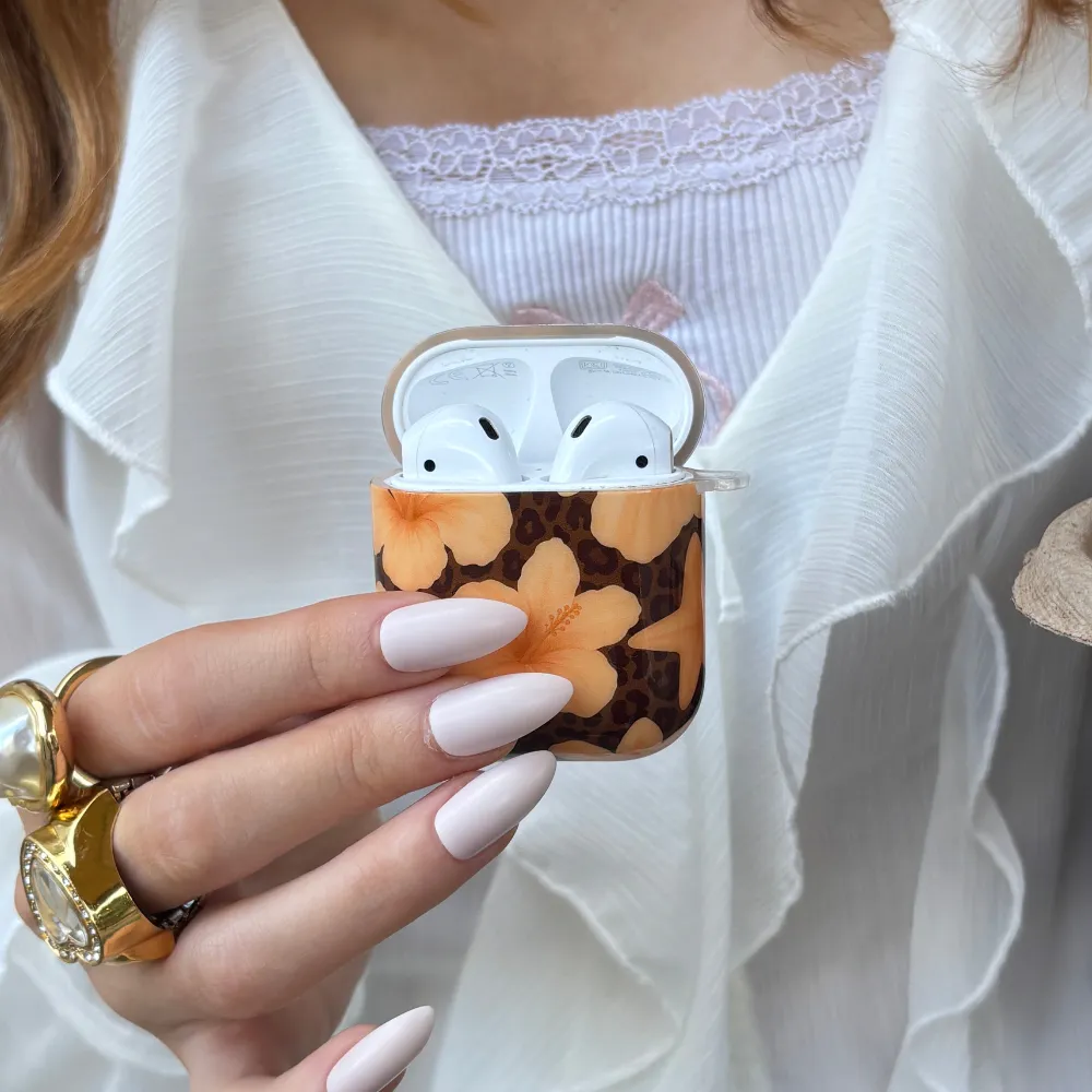 Airpods Case - Safari Bloom Compact Gadget Bag