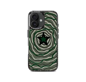 Rugged Design Style Flexible Edge Texture Star Spiral Pattern Stride 2.0 Phone Case Cover