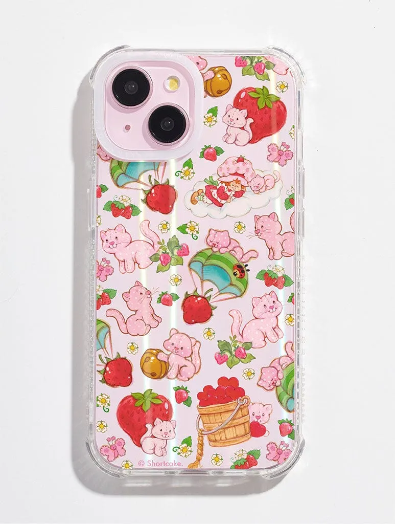 slim fit Strawberry Shortcake x Skinnydip Custard Cat Shock iPhone Case